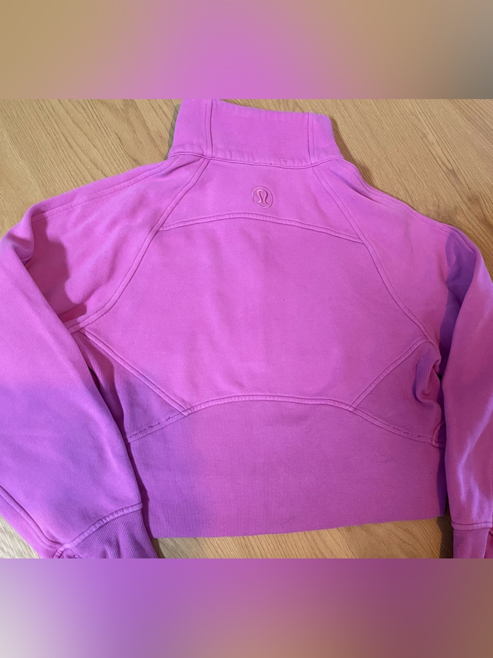 Lululemon purple zip up sweatshirt - Picture 3 of 5